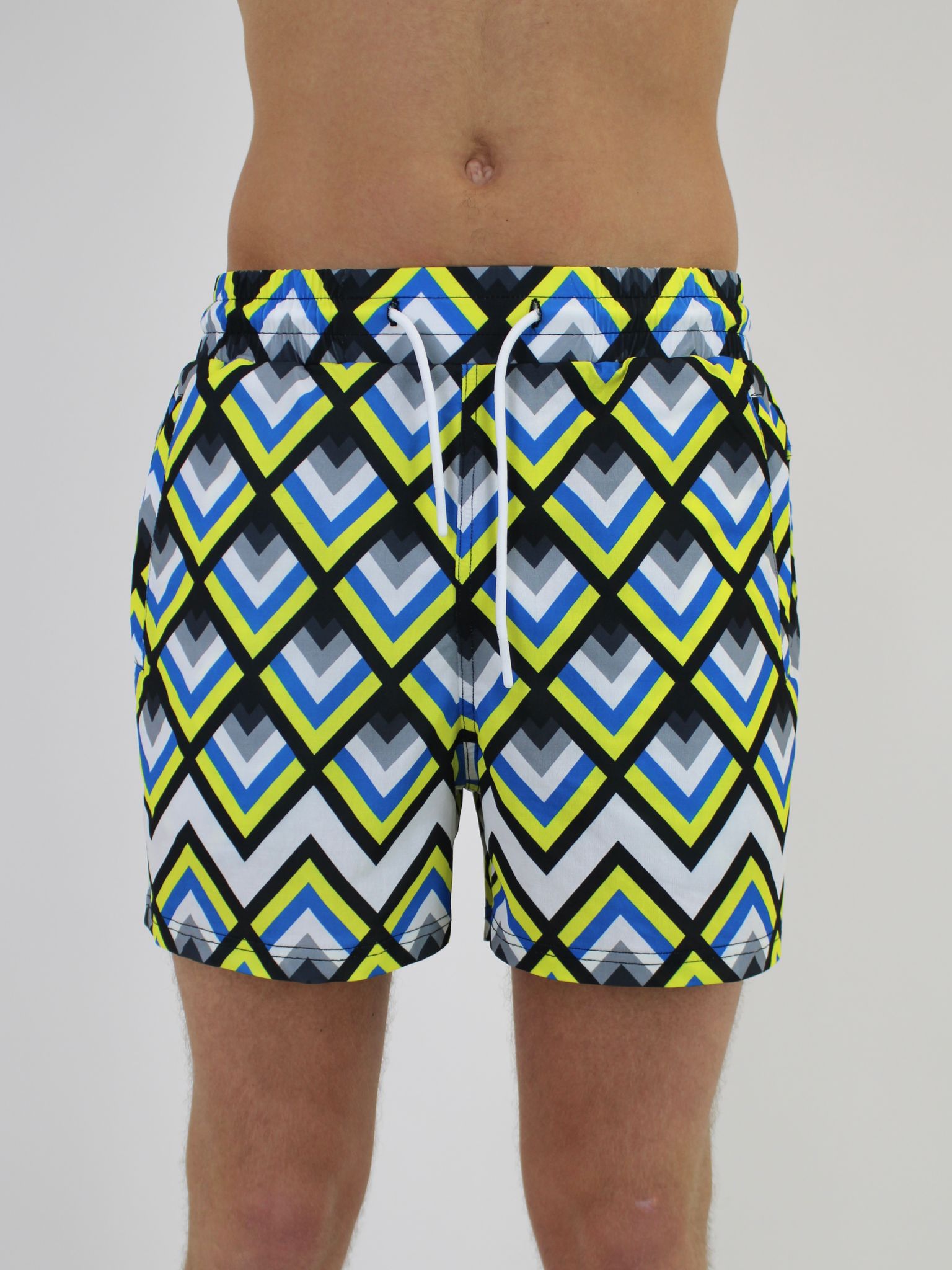 White Threads West Coast Swim Shorts - Neon